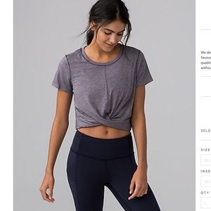 Lululemon intended crop tee